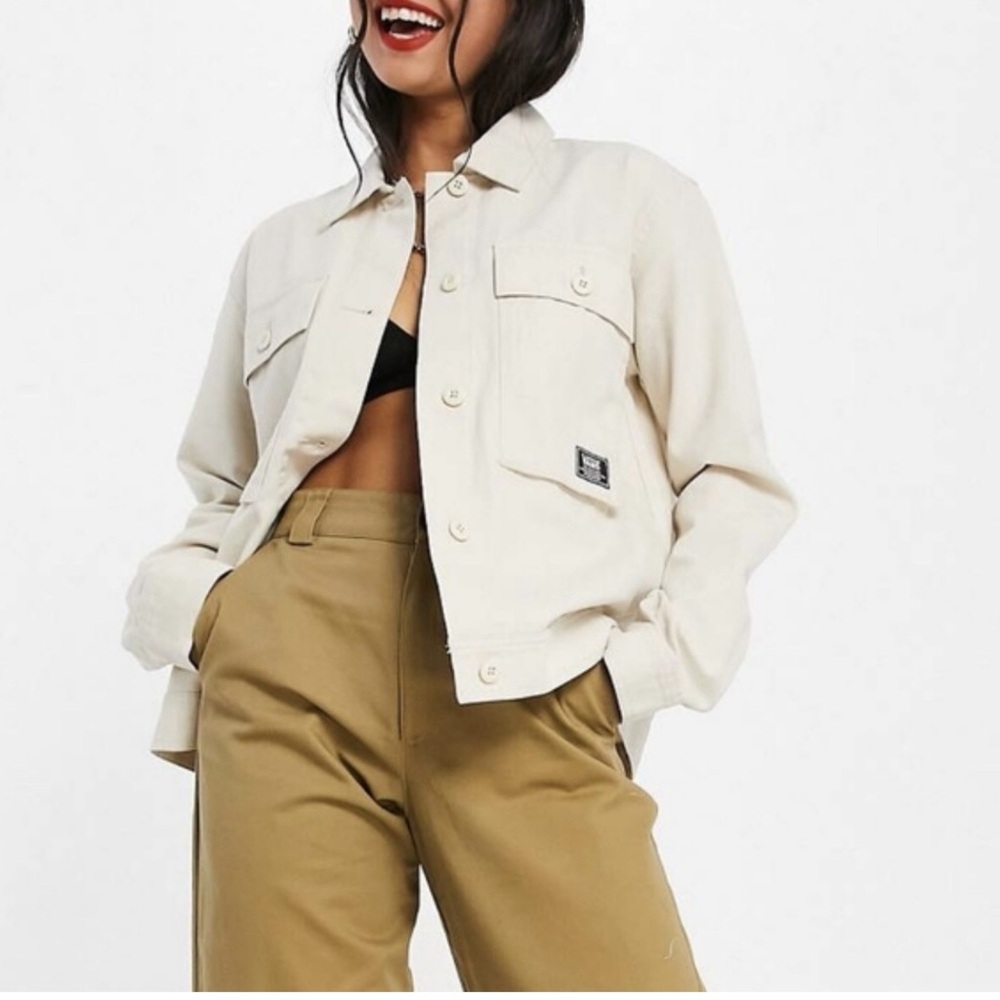 Women’s Vans Clark cotton cream jacket, XS